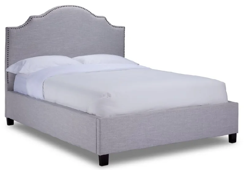 Alana 3-Piece Full Bed - Light Grey