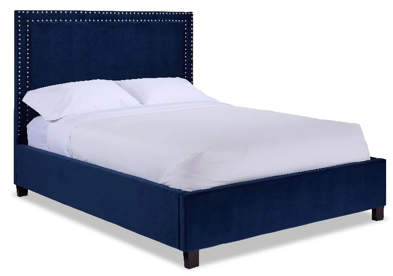 Chloe 3-Piece Full Bed - Navy