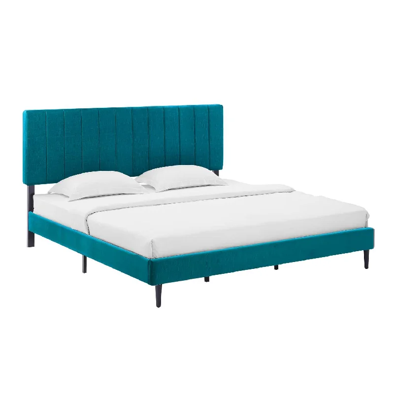 Kalina 3-Piece King Bed - Sea Green