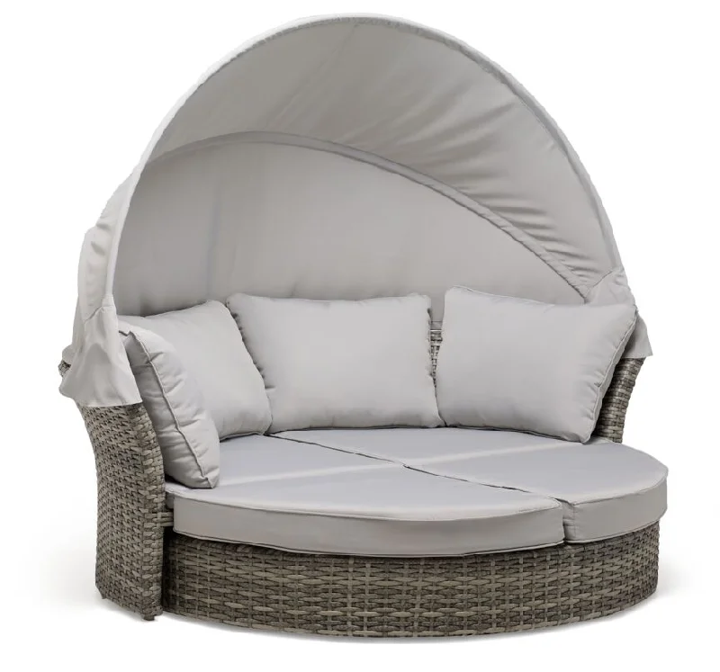 Riviera - Outdoor Daybed with Canopy - Grey