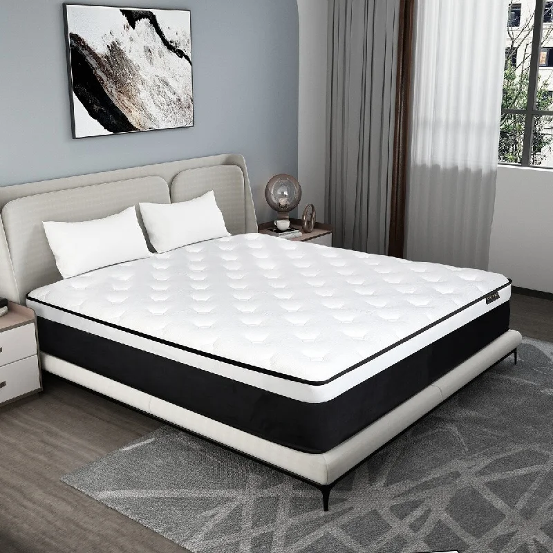 12" Medium Memory Foam Hybrid Mattress in a box