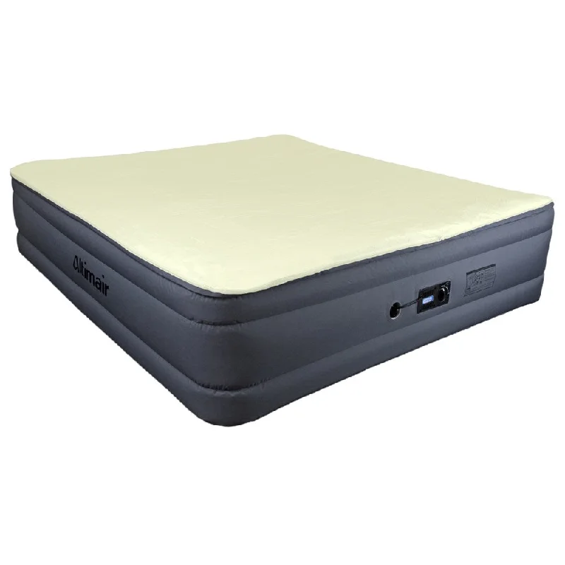 Altimair Lustrous Series Raised King-size Airbed with Memory Foam Topper