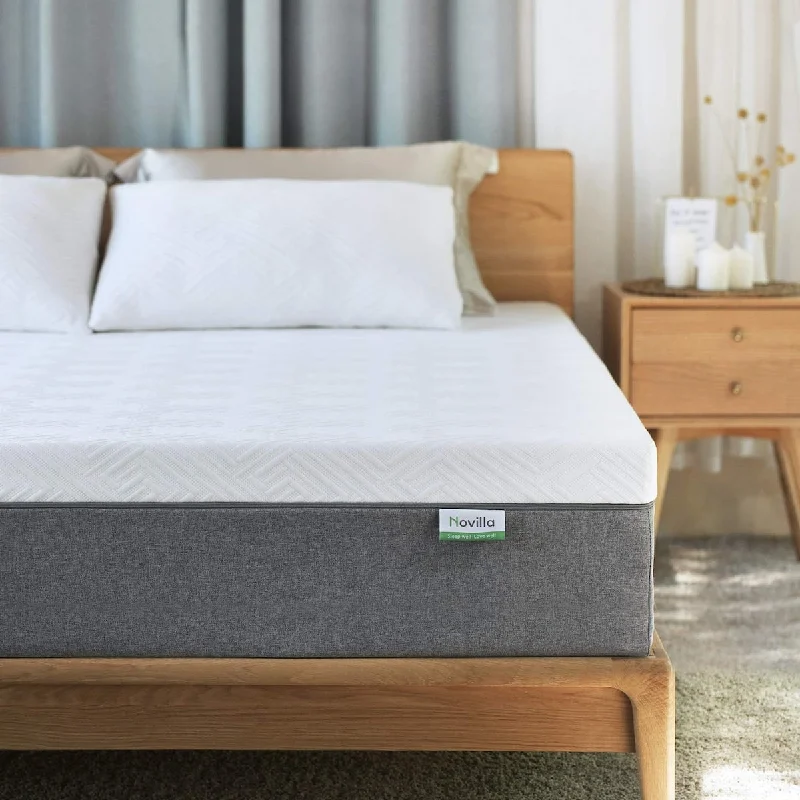 Mattress Twin, 8-Inch Gel Memory Foam Mattress for Pressure Relief, Enhanced Support & Plush Comfort, Twin Mattress in a Box