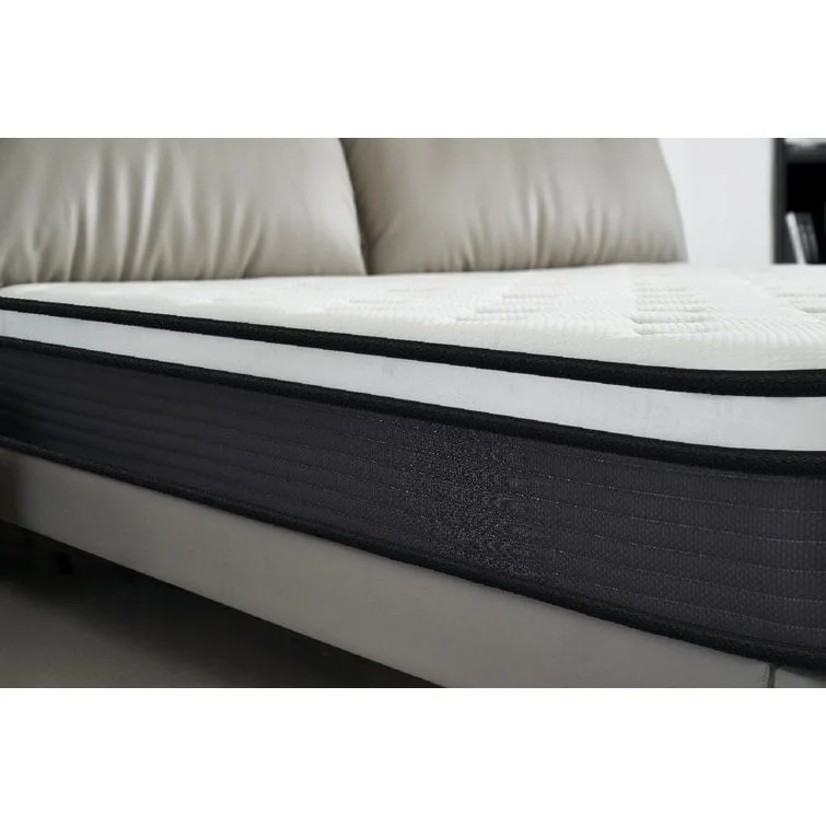 Sauget 10 Inch Pillow Top Hybrid Mattress