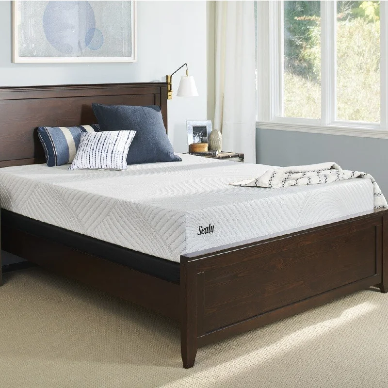 Sealy Conform Essentials Plush 11.5-inch Split California King-size Gel Memory Foam Mattress