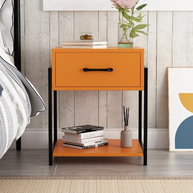 1-drawer Modern Nightstand