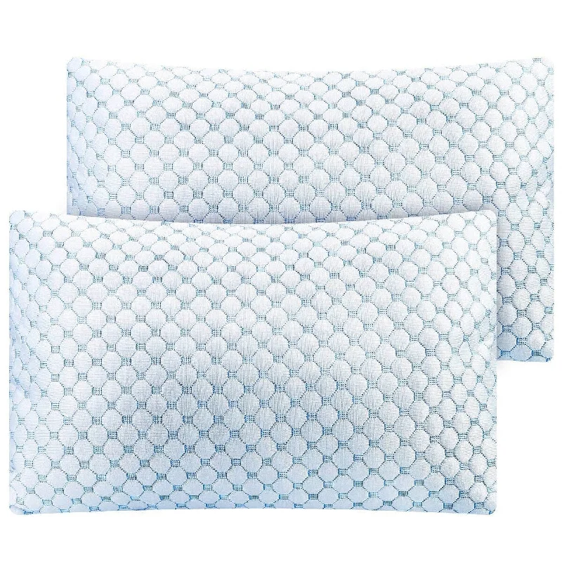 2Pcs Cooling Memory Foam Pillows