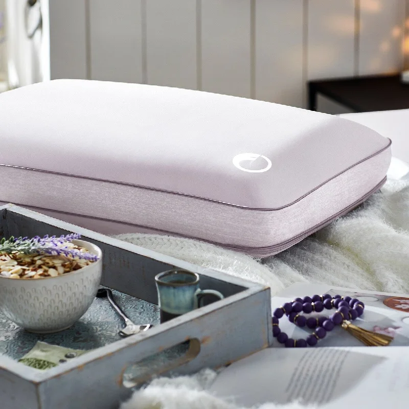 Aromatherapy Lavender Essential Oil-Infused Memory Foam Pillow