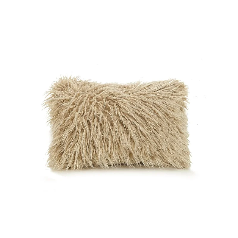 Ayesha Curry Faux Fur Square Pillow