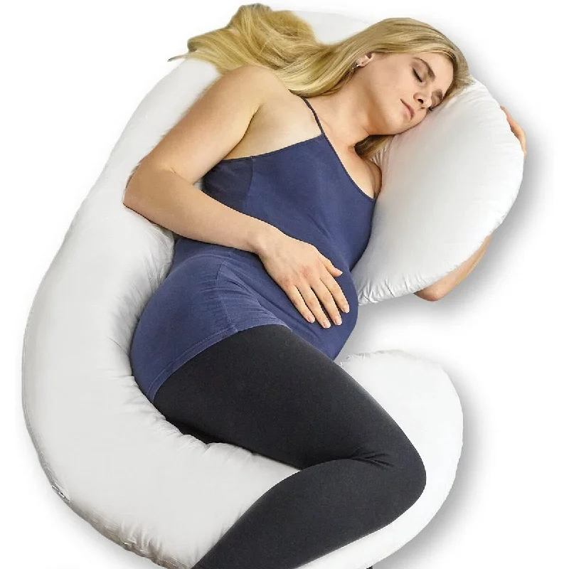 COMFYSURE Full Body Pregnancy Pillow - 58" C Shaped Maternity Pillow