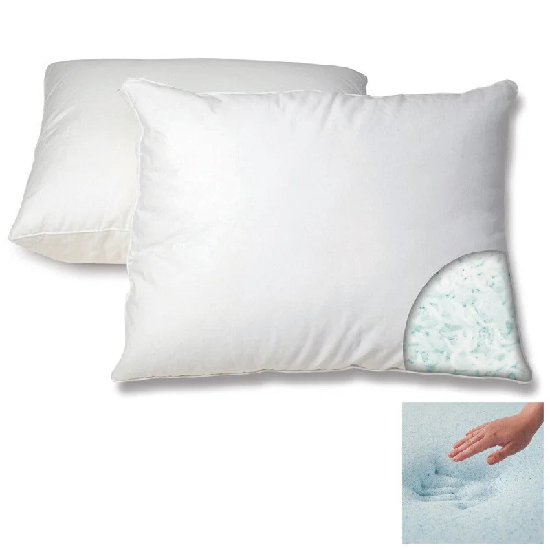 Dream Form Gel Memory Foam Cluster Pillow (1 or 2-Pack)