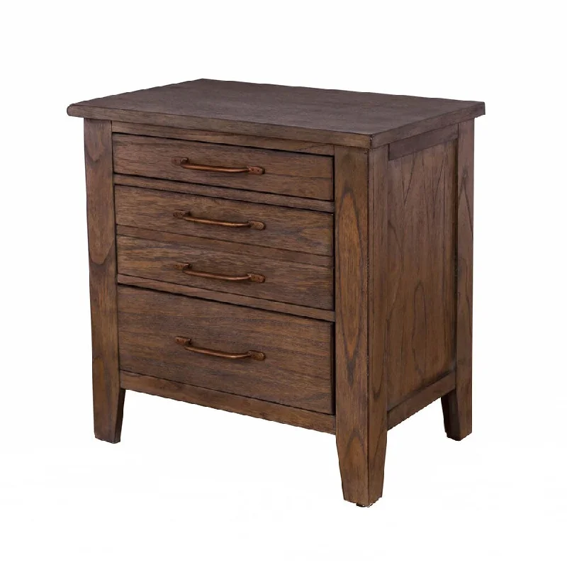 Driftwood Three Drawer Nightstand by Panama Jack