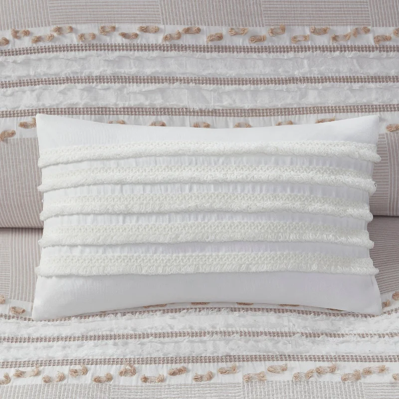 INK+IVY Daria Cotton Oblong Pillow