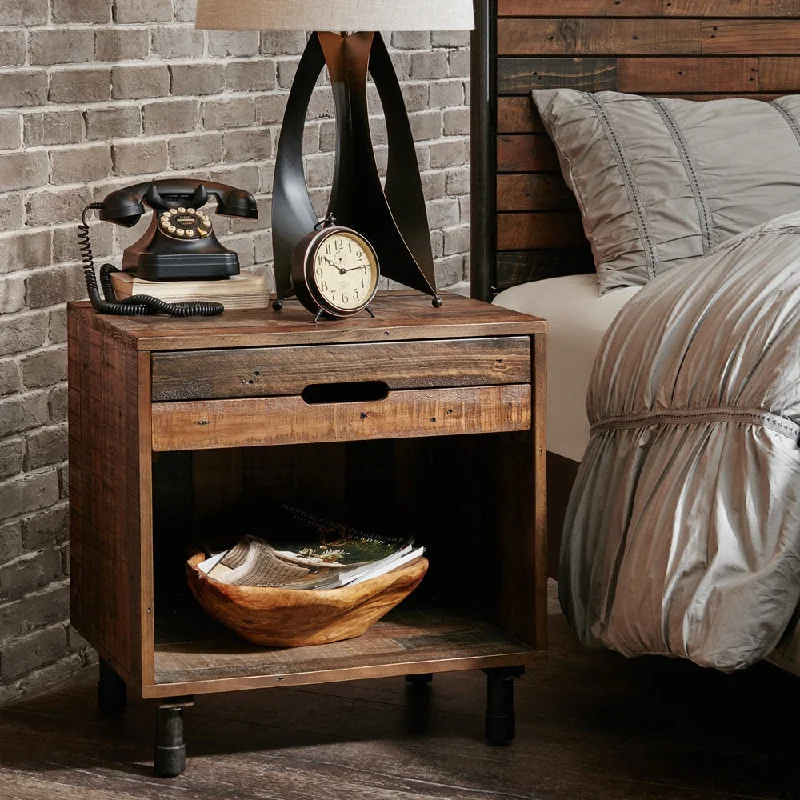 INK+IVY Renu Solid Wood Nightstand