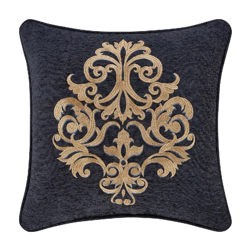 J. Queen New York Luciana 18" Embellished Decorative Throw Pillow