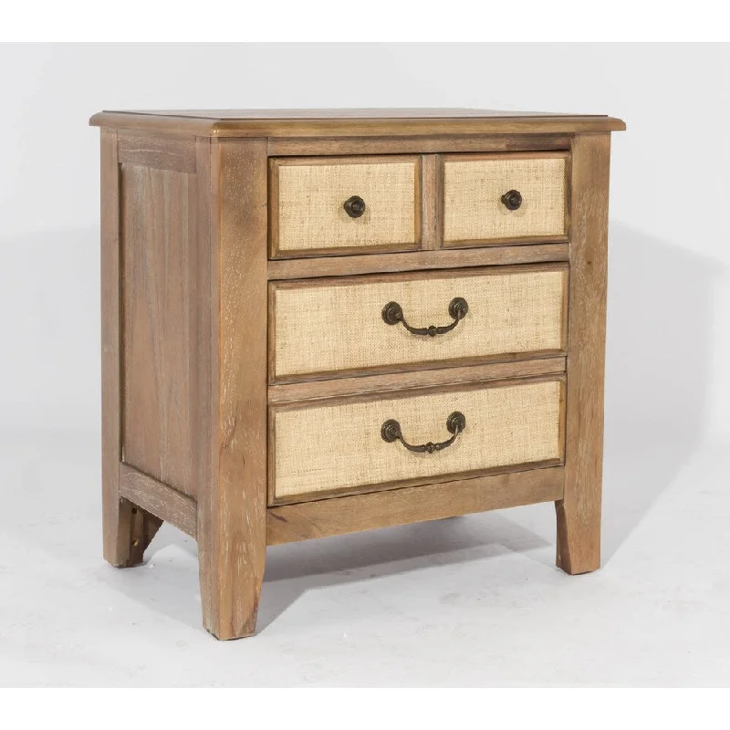 Linen 2-Drawer Night Stand by Panama Jack