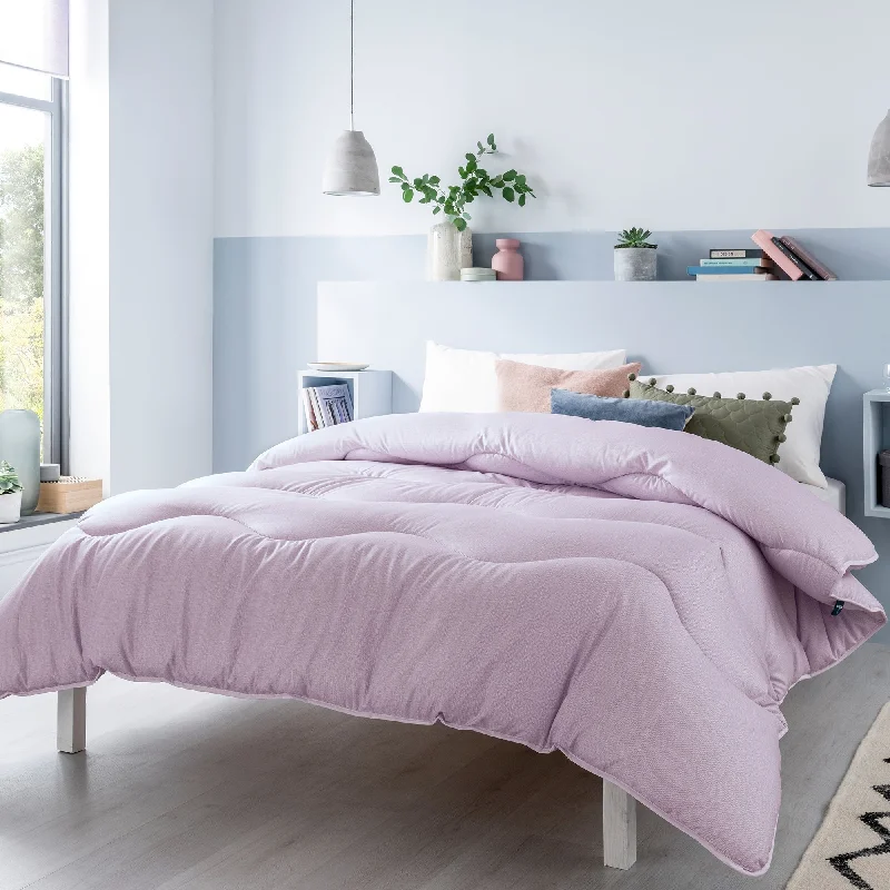 Linen Lilac Bloom All-In-One Duvet Comforter