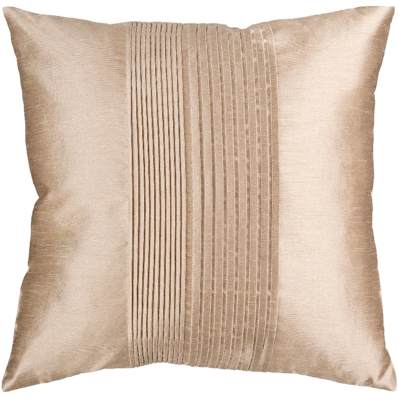 Livabliss Hind Pleated Square 22-inch Decorative Pillow