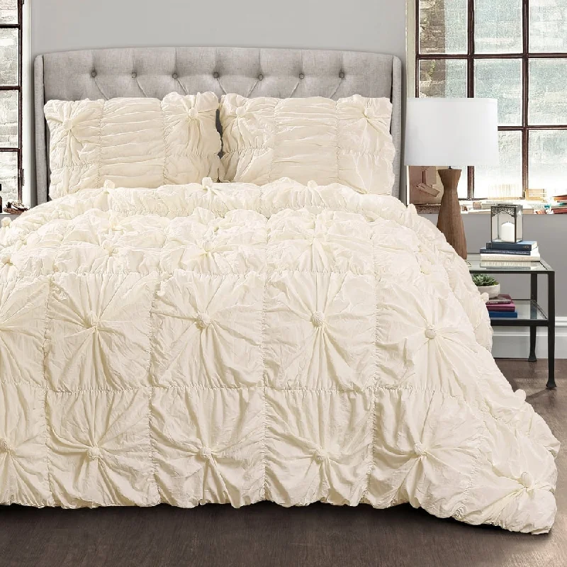 Lush Decor Bella Sabby Chic 3 Piece Comforter Set