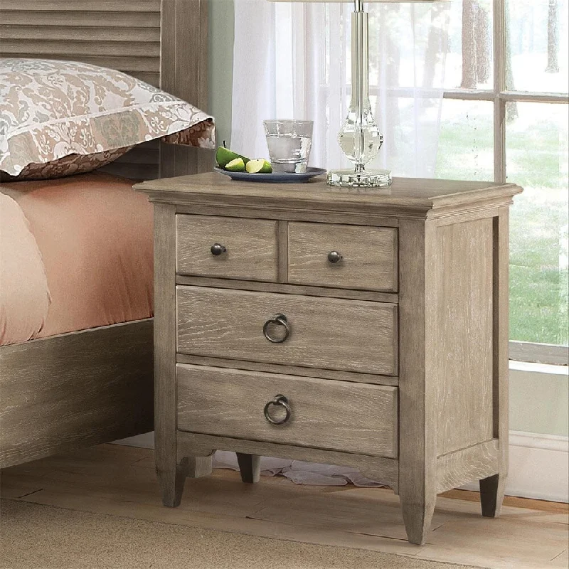 Myra Three Drawer Nightstand