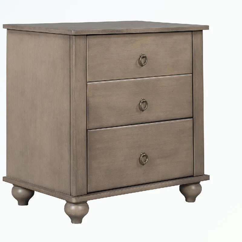 Nightstand with 2 Drawers