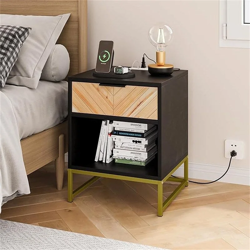 Nightstand with Charging Station