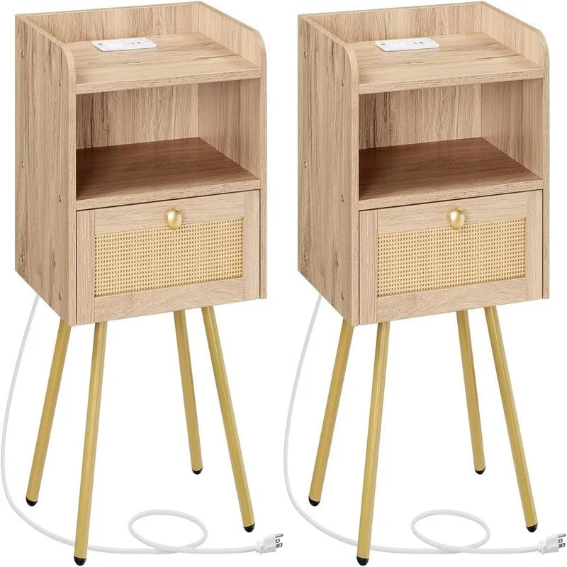 White + Oak set of 2