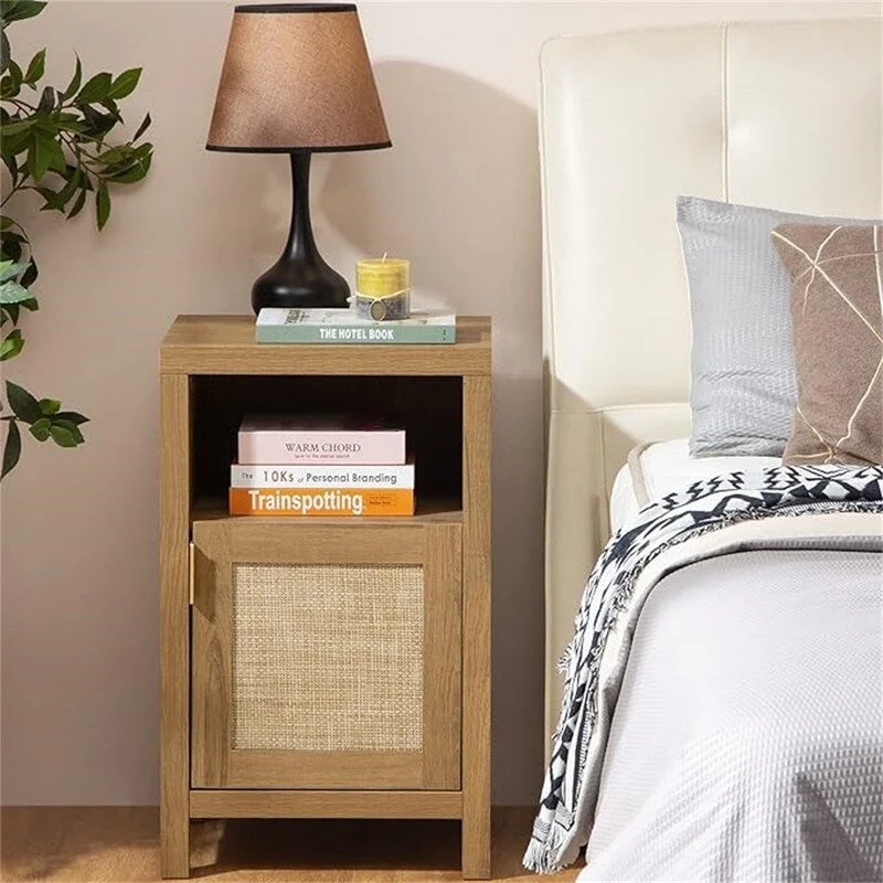 Nightstand with Storage Cabinet