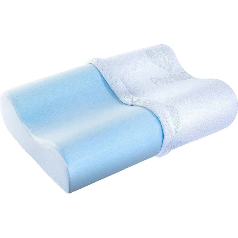 PharMeDoc Cooling Orthopedic Contour Memory Foam Pillow