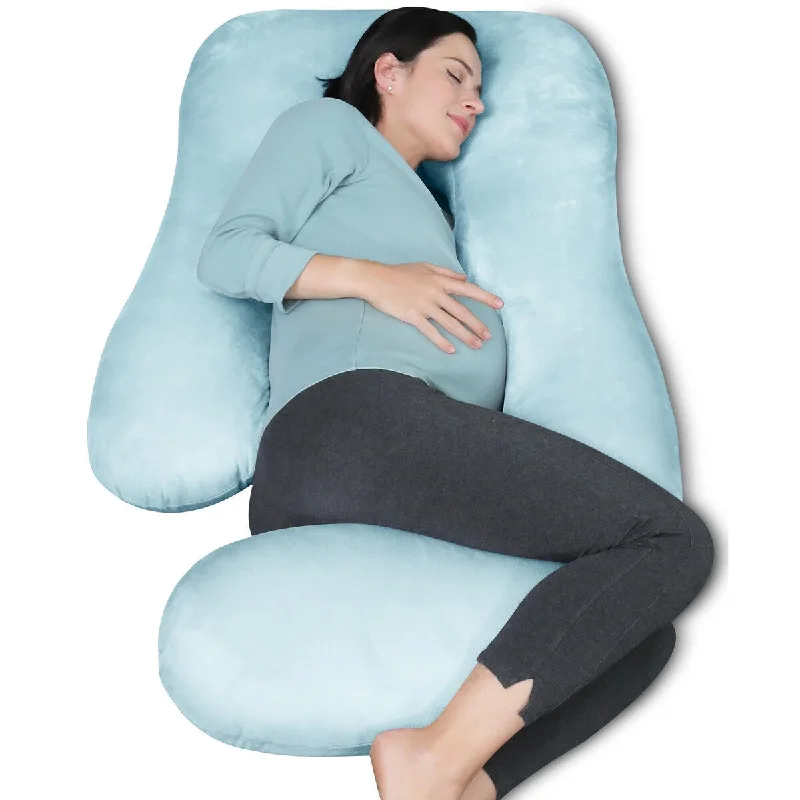 Pregnancy Pillows for Sleeping - U Shaped Full Body Maternity Pillow with Removable Cover HIPS - 59 Inch Pregnancy Pillow