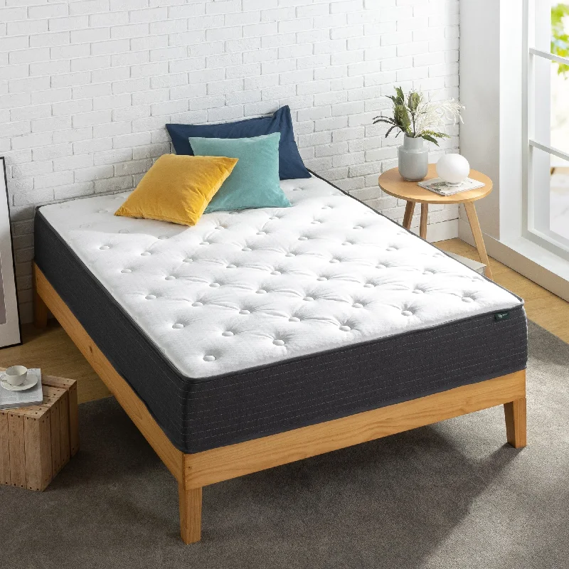 Priage by ZINUS 10 Inch Comfort Essential Pocket Spring Hybrid Mattress