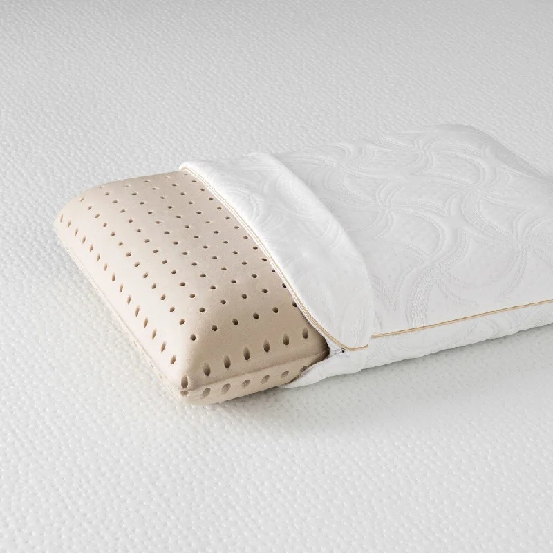 Solace Sleep Copper Infused Ventilated Molded Memory Foam Pillow With 400 GSM Cooling ICE Fabric Cover