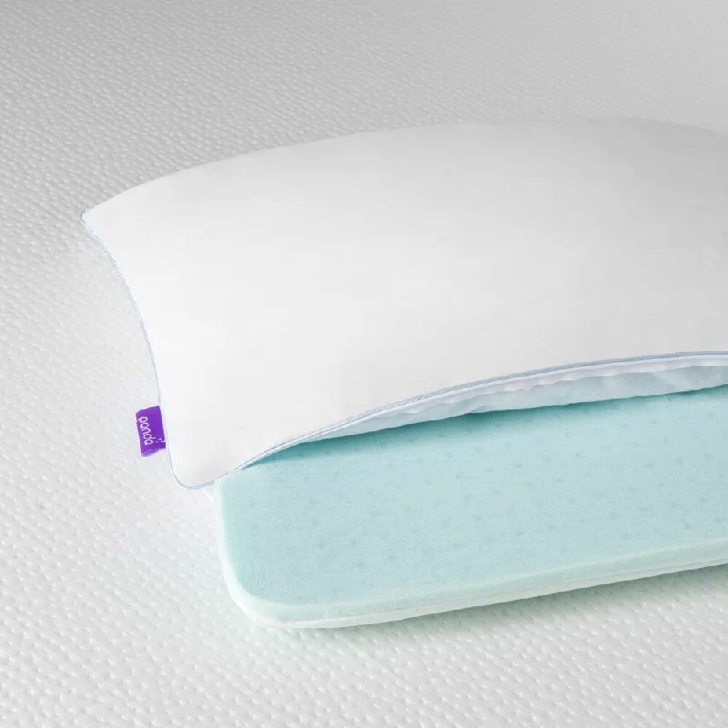 Solace Sleep Reversible Memory Foam Pillow (One Side Molded Memory Foam Reversing to Shredded Memory Foam)