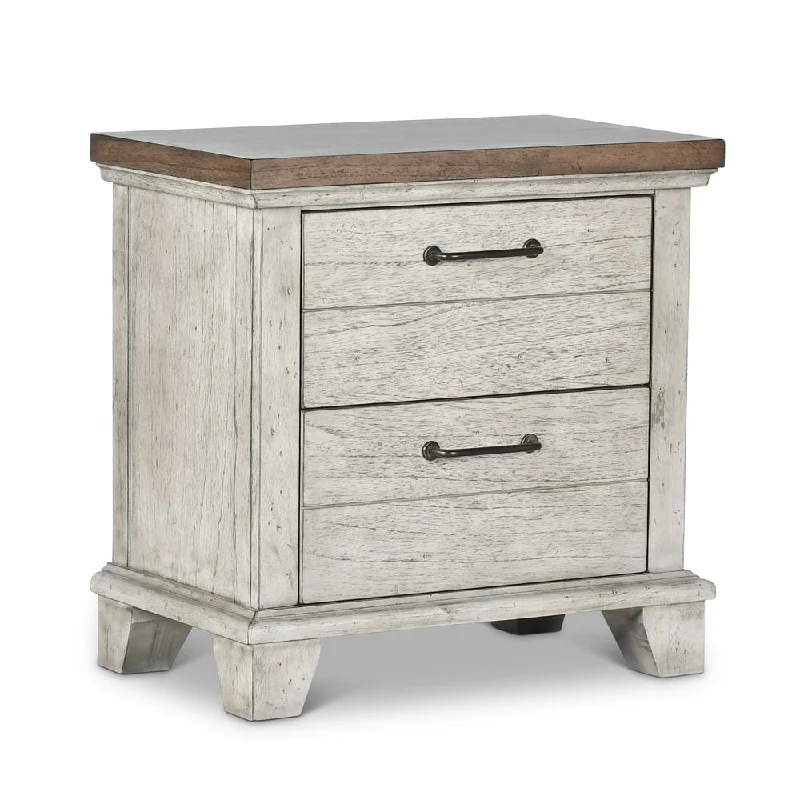 Steve Silver Overlook Two-tone 2-drawer Nightstand