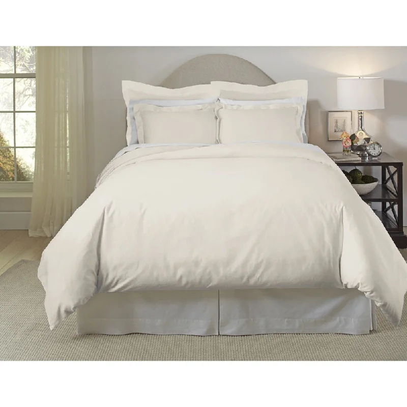 Pointehaven 620 Thread Count Long Staple Cotton Duvet Cover Set