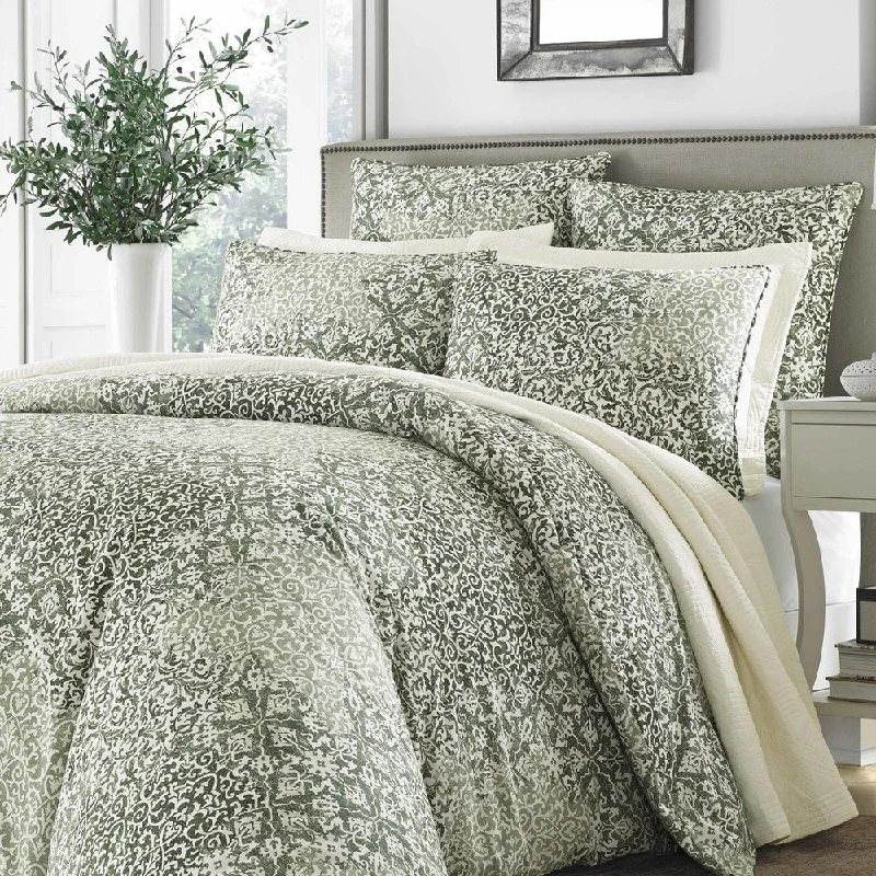 Stone Cottage Abingdon Green Duvet Set