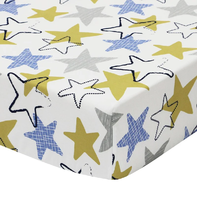 The Peanut Shell Stargazer Fitted Sheet