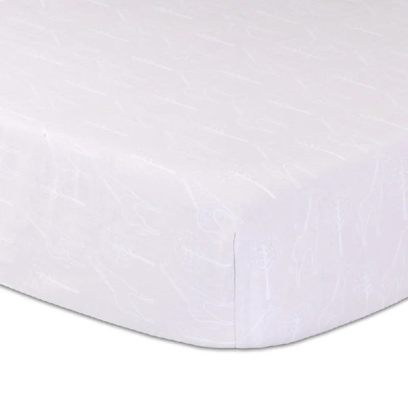 The Peanutshell Tons of Love Fitted Sheet