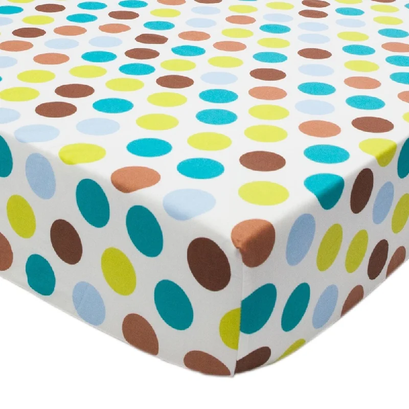 Tree Tops Polka Dot Fitted Sheet