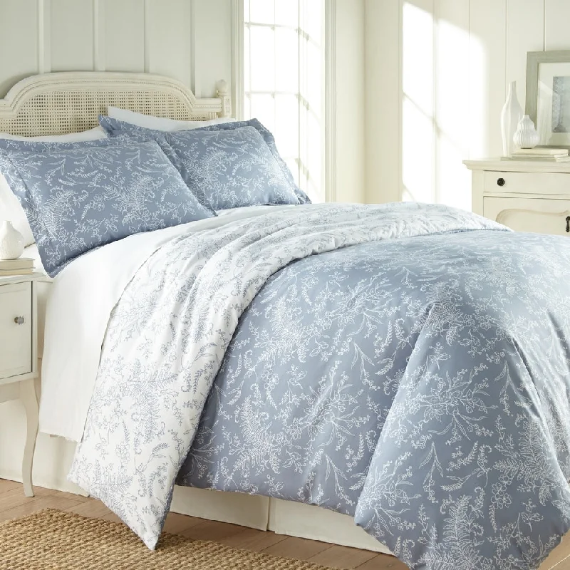 Winter Brush Botanical Duvet Cover and Sham Set