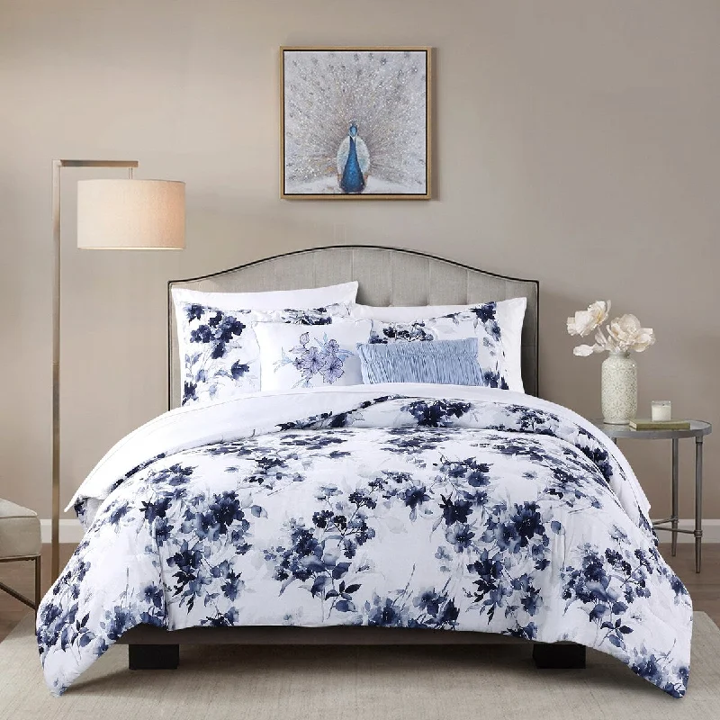 Wonderful Sophia 5-Piece Floral Pattern Comforter Set