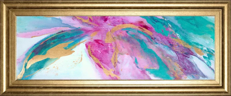 18x42 Magenta Colores II By Suzanne Wilkins - Purple