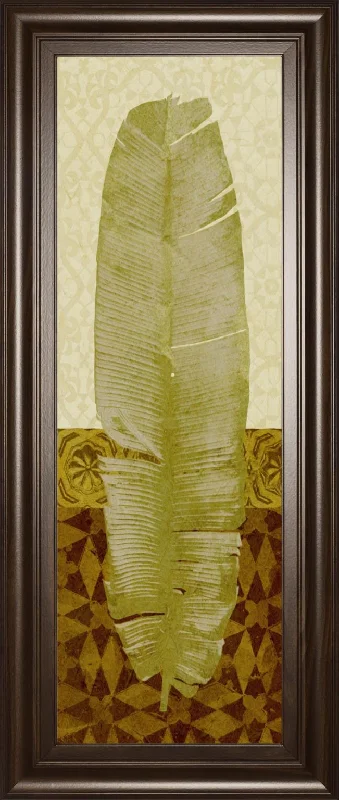 18x42 Tropical Frond I By Alonzo Saunders - Green