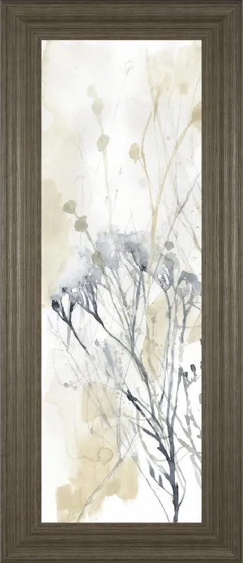 18x42 Wildflower Line Contour I By Jennifer Goldberger - Beige