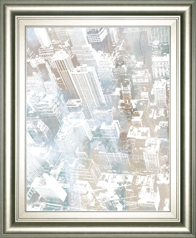 22x26 Empire View I By DanMeneely - Pearl Silver