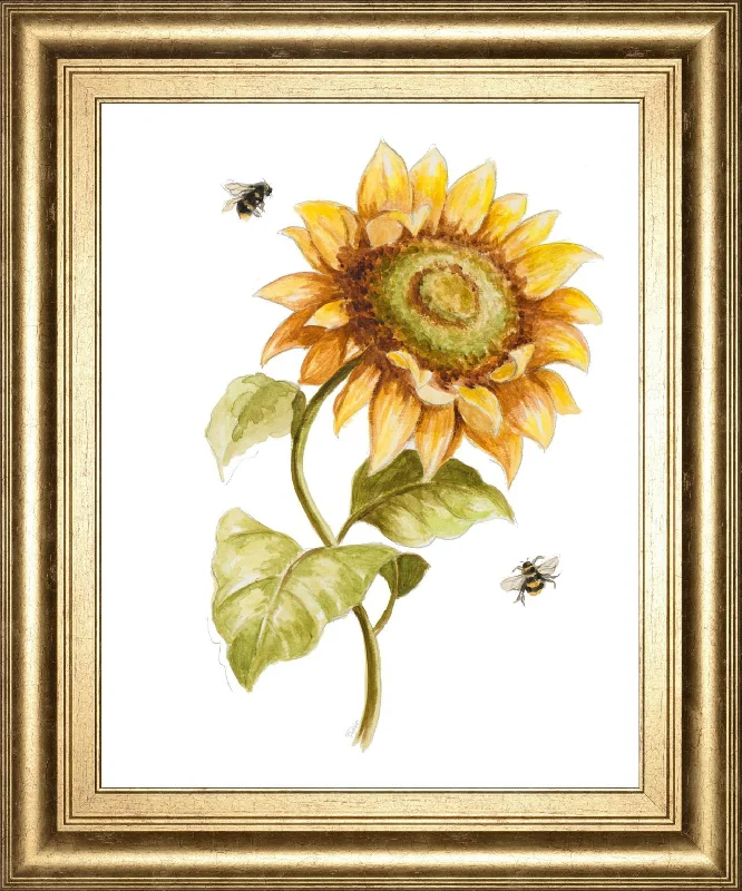 22x26 Harvest Gold Sunflower II By PatriciaPinto - Yellow