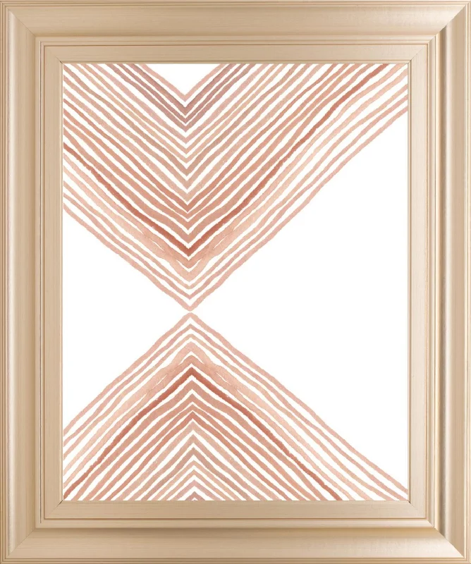 22x26 Pink Apogee I By Emma Scarvey - Beige