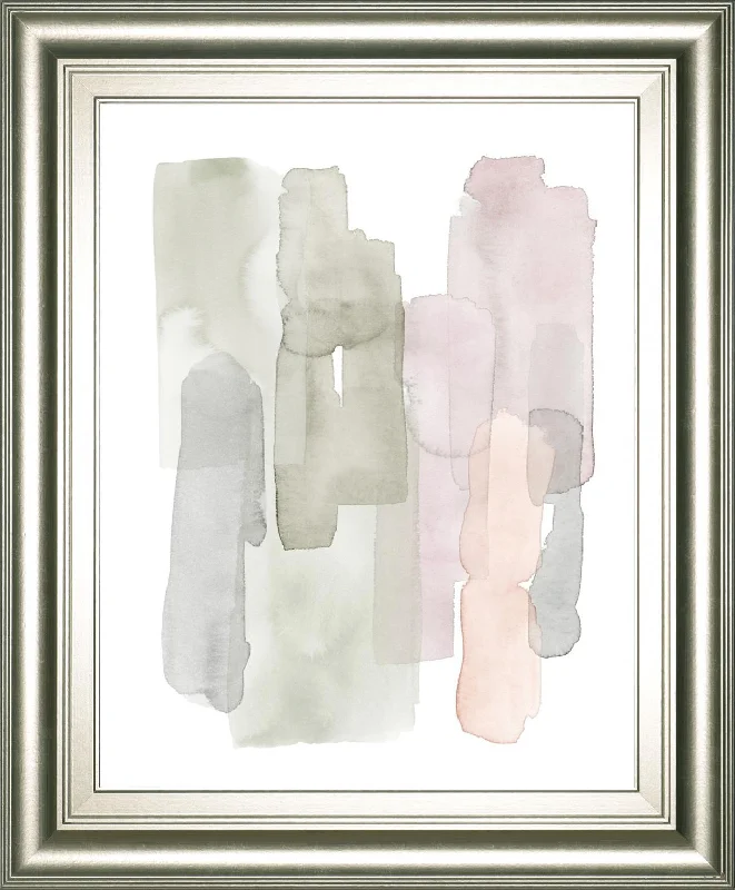 22x26 Sorbet Falls I By Grace Popp - Pearl Silver