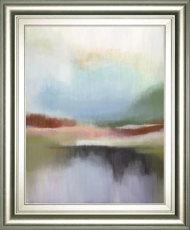 22x26 Spring Lake I By Alison Jerry - Light Blue