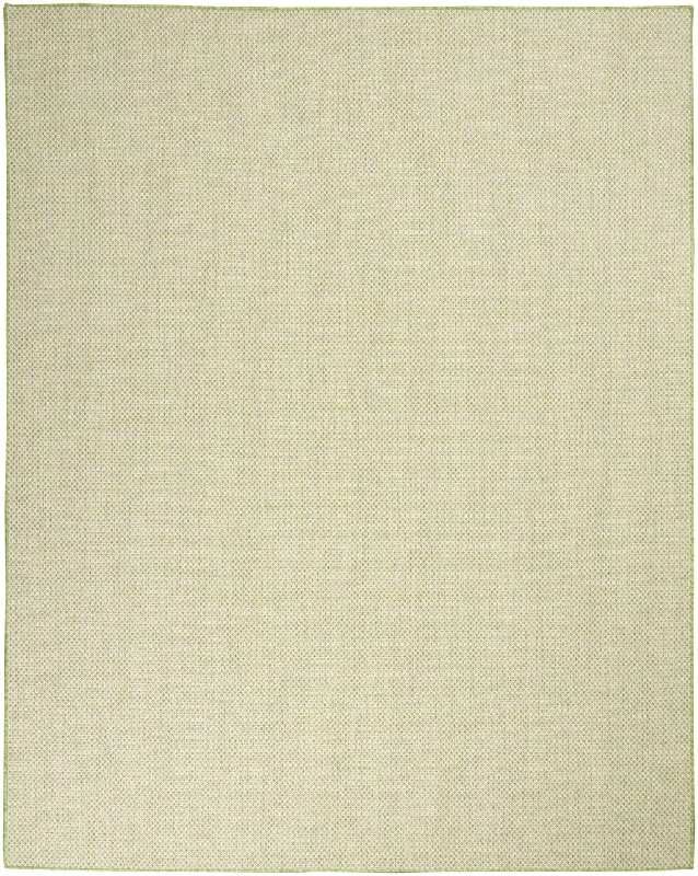 9' X 12' Area Rug Geometric Power Loom - Cream